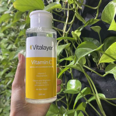 ‎⁨میسلار واتر انواع پوست ویتامین C ویتالیر